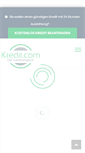 Mobile Screenshot of kredit.com