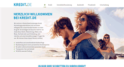 Desktop Screenshot of kredit.de